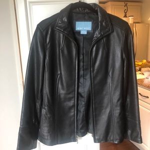 Great condition. genuine Leather Nine West jacket